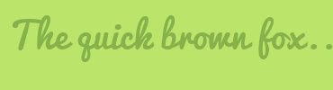 Image with Font Color 87B24B and Background Color BBE56A